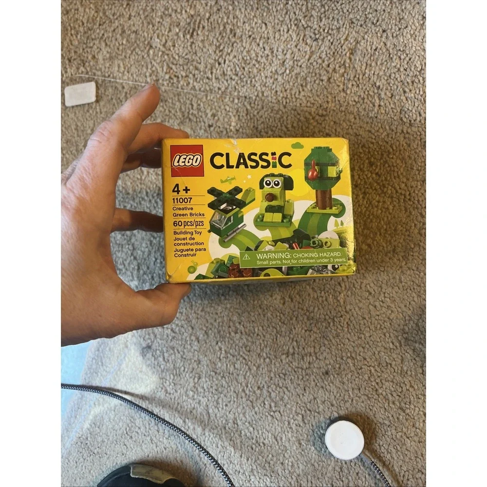 LEGO Classic: Creative Green Bricks (11007) NEW In Box, Unopened, Sealed Bags - Picture 3 of 5